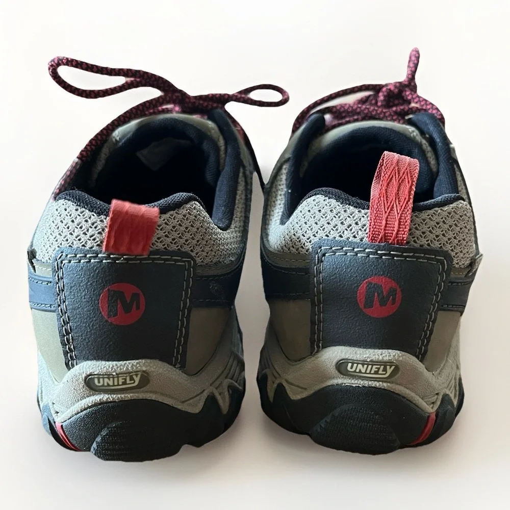 Merrell All Out Blaze Brown/Red Vent Mid Waterproof Hiking Boots Women's Size 11 - Picture 5 of 10